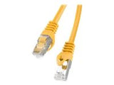 LANBERG PCF6-10CC-1000-Y Patchcord RJ45 cat.6 FTP 10m Orange