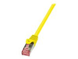 LOGILINK CQ2017S LOGILINK - Patchcord Cat.6 S/FTP PIMF PrimeLine 0,25m yellow