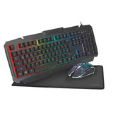 Logilink Gaming-Set, keyboard, mouse and mouspad ID0185 Keyboard and Mouse Combo, Keyboard layout German