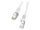 LANBERG patchcord cat.5e FTP 15m white