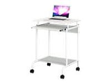 TECHLY Computer Desk Compact 600x450 with shelf white