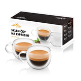 ETA Espresso cups ETA518091000 For espresso coffee, 2 pc(s), Dishwasher proof, Glass