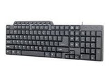 KEYBOARD MULTIMEDIA USB ENG/BLACK KB-UM-104 GEMBIRD