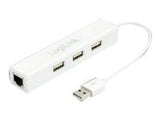 LOGILINK UA0174A LOGILINK - USB 2.0 to Fast Ethernet Adapter with 3-Port USB Hub
