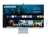 LCD Monitor|SAMSUNG|S32BM80BUU|32"|4K|Panel VA|3840x2160|16:9|60Hz|4 ms|Speakers|Camera|Height adjustable|Tilt|Colour Blue/ White|LS32BM80BUUXEN