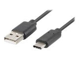 LANBERG CA-USBO-20CU-0018-BK Lanberg cable USB-C(M)->A(M) 2.0 QC 3.0 1.8m Black