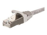 NETRACK BZPAT0256F patch cable RJ45 snagless boot Cat 6 FTP 0 25m grey