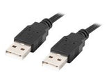 LANBERG cable USB-A M/M 2.0 0.5m black