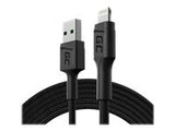 GREENCELL Cable GC PowerStream USB-A - Lightning 200cm Apple 2.4A