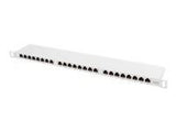 LANBERG PPS6-0024-S Patch Panel 24 port 0.5U cat. 6 shielded grey