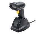 QOLTEC 50871 1D Wireless barcode scanner LCS 0871 with charging station