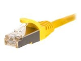 NETRACK BZPAT025FY Netrack patch cable RJ45, snagless boot, Cat 5e FTP, 0.25m yellow