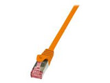 LOGILINK CQ2018S LOGILINK - Patchcord Cat.6 S/FTP PIMF PrimeLine 0,25m orange