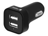 NATEC NUC-1334 Natec EM Car Charger 12V/24V- 2XUSB 5V/2.1A Black