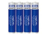 LOGILINK LR03B4 LOGILINK - Ultra Power AAA Alkaline Batterien, LR03, Micro, 1,5V, 4St