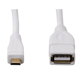 HAMA USB 2.0 Adapter Cable micro B plug - A socket