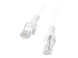 LANBERG patchcord cat.6 0.25m white