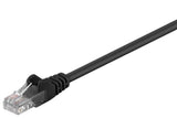 Goobay CAT 5e patch cable, U/UTP 68647 2 m, Black