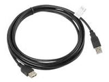 LANBERG CA-USBE-10CC-0030-BK extension cable USB 2.0 AM-AF 3m black