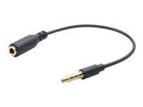 GEMBIRD CCA-419 Gembird 3.5 MM 4-PIN audio cross-over adapter cable, black