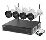 WRL CAMERA WI-FI KIT/NVR1104HS-W-4KS2/4-G22 IMOU