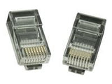 GEMBIRD LC-8P8C-001/100 Gembird LAN modular plug 8P8C for solid cable cat. 5e, 30U (100 pcs)