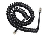 GEMBIRD TC4P4CS-2M Telephone handset spiral cord RJ10 4P4C 2m black