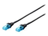 DIGITUS CAT 5e U-UTP patch cable PVC AWG 26/7 length 30m color black