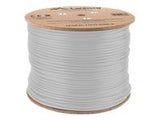 LANBERG LAN cable UFTP cat.6A 305m solid CU LSZH grey CPR fluke passed