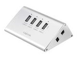 LOGILINK UA0224 LOGILINK - USB 2.0 High Speed Hub 4-Port + 1x Fast Charging Port