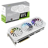 ASUS ROG Strix NVIDIA GeForce RTX 3090 White OC Edition 24GB GDDR6X PCIe 4.0 HDMI 2.1 DisplayPort 1.4a