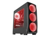 NATEC NPC-1125 Genesis PC case TITAN 750 RED MIDI TOWER USB 3.0