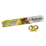 Belmoca Belmio Sleeve BIO/Single Origine Colombia  Coffee Capsules for Nespresso coffee machines, 10 aluminum capsules, Coffee strength 7/12