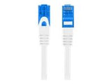 LANBERG patchcord cat.6A FTP LSZH CCA 1.5m white