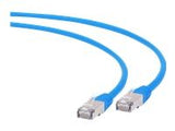 GEMBIRD PP6A-LSZHCU-B-1.5M patchcord RJ45 cat.6A SFTP LSZH 1.5m blue