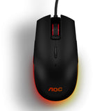 AOC Gaming Mouse GM500 Wired, 5000  DPI, USB 2.0, Black