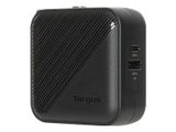 TARGUS 65W Gan Charger Multi port with travel adapters