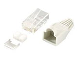 LOGILINK MP0021 LOGILINK - Plug Connector Cat.6 RJ45 100pcs. set, shielded, grey