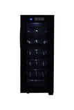 Adler Wine Cooler AD 8075 Energy efficiency class G, Free standing, Bottles capacity 12, Black