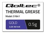 QOLTEC 51641 Qoltec Thermal paste 3.05 W/m-K 0,5g gold