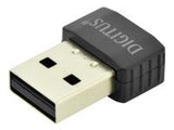 DIGITUS WLAN USB2.0 stick Realtek RTL8811AU 1T/1R 8 5x16 4x22 mm 2.4/5 GHz dual band WPS up to 433 MBit black
