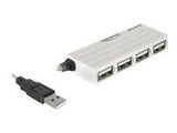 DELOCK HUB USB2.0 4 Port ext. ZSlimZ