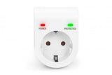 Digitus Surge protector with power and protected LED safety outlet DN-95400 Sockets quantity 1