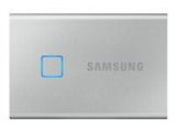 SAMSUNG Portable SSD T7 Touch 2TB external USB 3.2 Gen.2 metallic silver