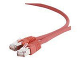 GEMBIRD PP6A-LSZHCU-R-5M Gembird patchcord RJ45, cat. 6A,SFTP, LSZH, 5m, red