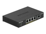 NETGEAR 5-Port Gigabit Ethernet Unmanaged PoE Switch GS305PP 4x PoE+ 83W Wallmount Metal Black