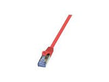 LOGILINK CQ3014S LOGILINK - Patch Cable Cat.6A 10G S/FTP PIMF PrimeLine red 0,25m