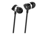 TECHLY Stereo Earphones In-Ear with Microphone Black