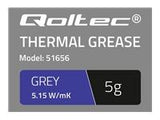 QOLTEC 51656 Qoltec Thermal paste 5.15W/m-K | 5g | grey
