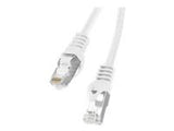 LANBERG PCF6-10CC-0025-W Lanberg Patchcord RJ45 cat.6 FTP 0.25m White